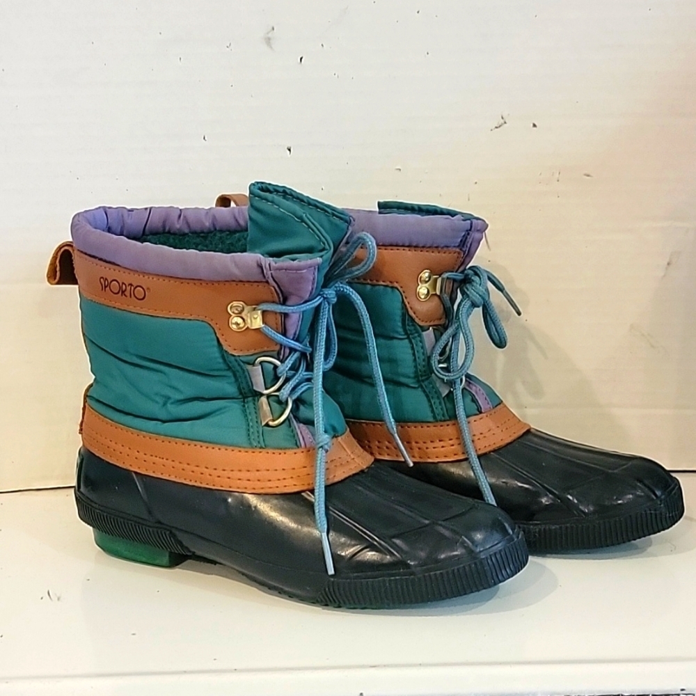 SPORTO WATERPROOF DUCK BOOTS (sz. 7)
